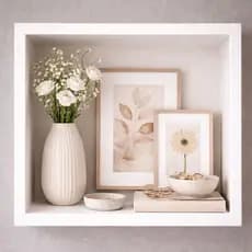 Nicho Quadrado Decorativo em MDF 20x20x15
