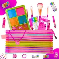 Kit Maquiagem Infantil Completa Criança Linda Perfeita