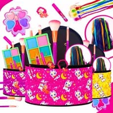 Kit Infantil Criança De Maquiagem Com Maletinha Make Linda Completa Original