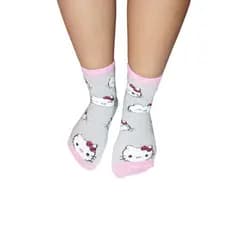 Kit 12 Pares Meia Infantil Divertida Menina Algodão