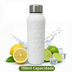 Garrafa Squeeze 700ml de Inox – Garrafa de Água para Academia e Esportes