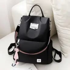 Mochila feminina fashion e funcional com alça de ombro