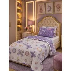 Cobre Leito Colcha BOUTIS DUPLA FACE infantil 2 Peças Menina e Menino Matelado envio Imediato
