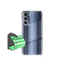 Capa Case Anti Impacto + Película Cerâmica Para Motorola Moto G200