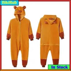 Novas Mulheres Capivara Kigurumi Animal Pijamas Bonito Dos Desenhos Animados Anime Cosplay Trajes Unisex Macacão Para O