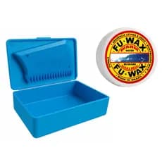 Parafina Fu Wax Surf + Porta Parafina Com Raspador de parafina