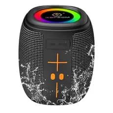 Caixa de som portátil Bluetooth Kapbom KA-8596 50W TWS LED/USB/SD/FM com graves potentes