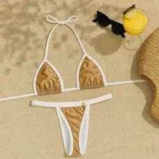 BIQUINI DE FITA CORTININHA EM POLIAMIDA VERÃO LANÇAMENTO DE CORES TENDENCIA