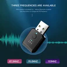 Mini Carro Bluetooth 5.1 FM01 Transmissor Receptor De Áudio Auto Sem Fio Para O Fm Rádio Handsfree Chamada De Energia USB Kit