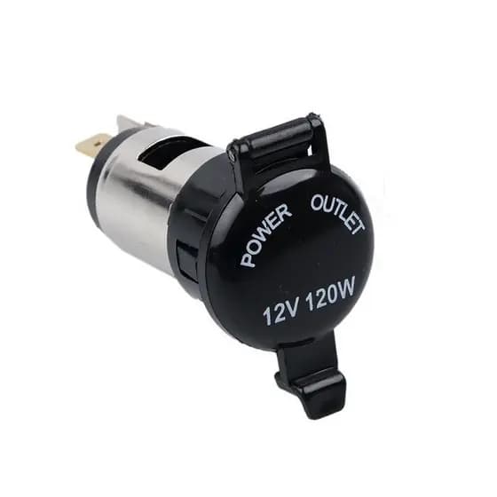 Portátil 12 V 120 W Motocicleta Carregador De Carro Tomada De Moto Auto Boat Trator Saída De Energia