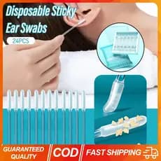 Cotonetes Pegajosos De Silicone Macio , Ferramenta De Remoção De Cera De Ouvido , Limpador Reutilizável , Removedor Para