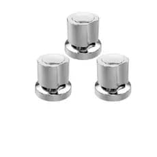 Kit 3 Acabamento para Registro C-40 em ABS Cromado – Qualidade e Estilo para Seu Banheiro