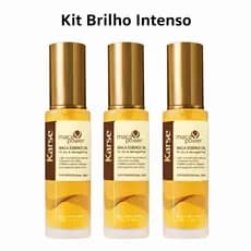 Kit 3 Óleos Capilares Karse Maca Power 50ml Brilho Intenso Finalizador