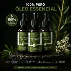 Óleo Essencial de Melaleuca 30ml 100% Puro Premium