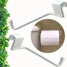 Kit 2 Suporte Porta Papel Higienico Unitário Para Caixa Acoplada Banheiro