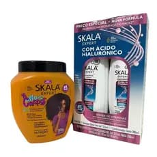 Kit Skala Creme 01 kg Mais Crespos + Shampoo + Condicionador