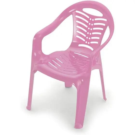 Cadeira Poltrona Infantil Baby Rosa Plasnorthon
