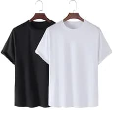 Camiseta Lisa Kit Com 2 Masculina T-shirt 100% algodao
