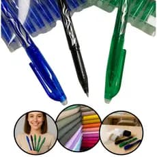 3 Pçs/Kit Caneta Gel Apagável Recarga Para Estudante Artesanato
