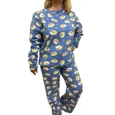 Pijama Adulto Soft  Presente Presente DIA  Dos Namorados Unissex Quentinho Manga Longa
