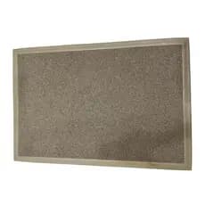 Tapete Sanitizante Kapazi Bege Com Borda 5cm 90 X 130cm