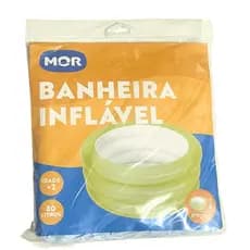 Banheira Inflável 80l Piscina 2 Anos Acima Verde Mor
