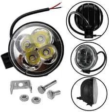 Farol de Milha Auxiliar Redondo 4 Leds 12w 12/24V Universal