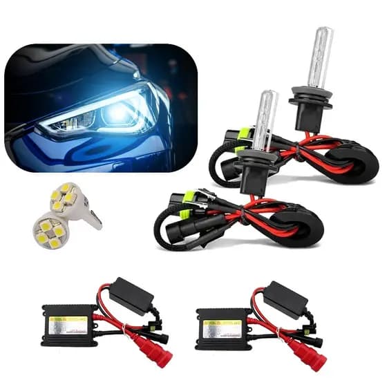 Kit Xênon Com Reator E Lâmpada HID 8k Universal H16 Completo