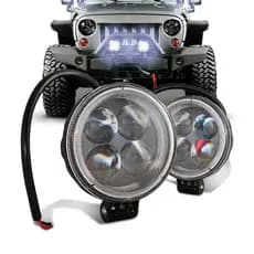 Farol de Milha Auxiliar Universal 4 Leds 12w 12/24V Farol de Milha Led Jeep Off Road