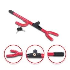 Trava De Volante Automotiva Universal Ajustavel Anti Roubo Trava Anti Furto Carro