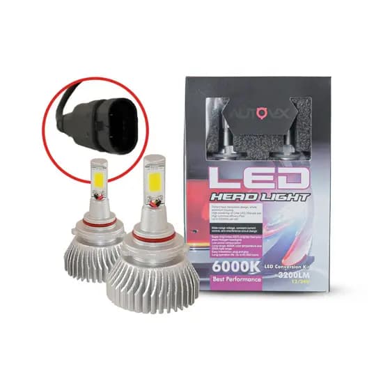 Par Lâmpadas Em Led Automotivo 6000k 3200 Lumens 2D Encaixe HB4