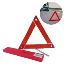 Triangulo Segurança Sinalizador de Emergência Atenção Veicular Carro Van Caminhão