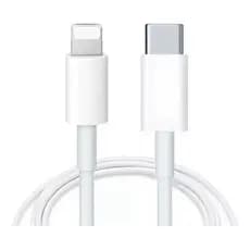Cabo de Carregamento Lightning 1m para iPhone - Compatível com Vários Modelos, Durabilidade e Flexibilidade