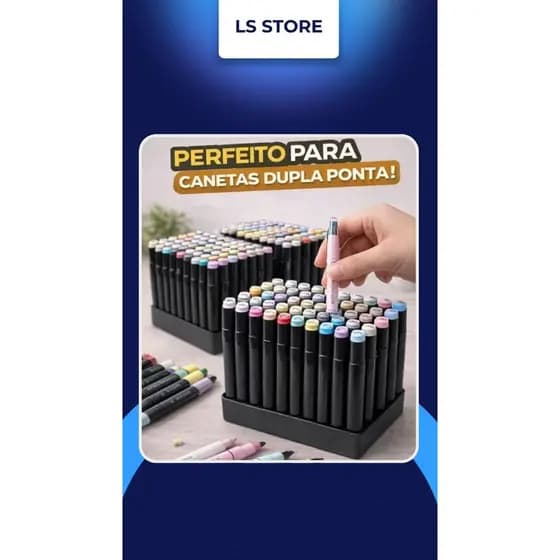 SUPORTE ORGANIZADOR DE CANETAS – 48 ESPAÇOS