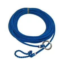 Laço Americano Torcido Azul 10mt Para Sela Rédea Boi Cavalo