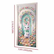 Enfeite de Porta Páscoa – Capa – Decoração de Páscoa 2,10m x 0,85m