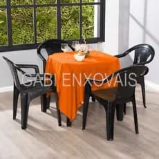 Kit 20 Toalhas Forro para Mesa 1,50x1,50m – Perfeita para Refeições Buffet Decoração