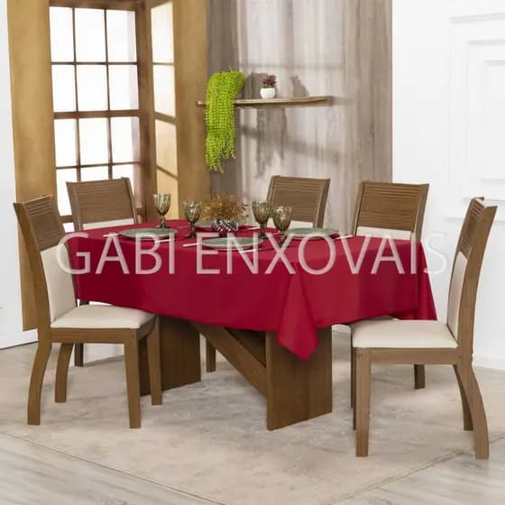 Toalha Forro de Mesa Retangular 2.20/1.50 Ideal para: Refeições, festas, eventos, buffets, hotéis