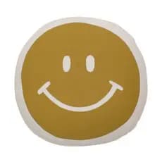 Almofada Minimalista Divertida CHEIA Feliz Decorativa para Sala e Quarto