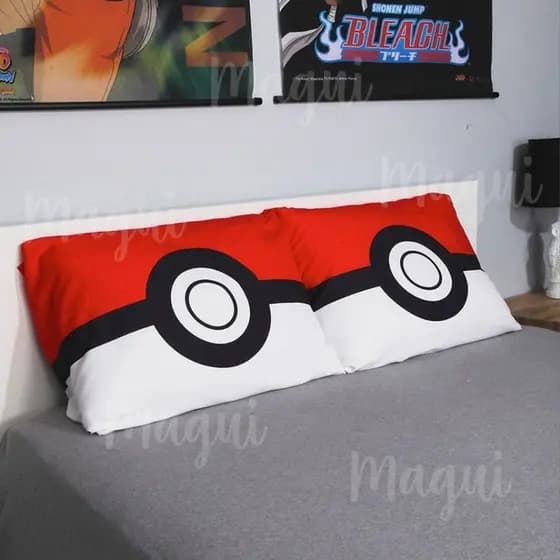 Kit 2 Fronhas Pokemon de travesseiro Casal - Capa de travesseiro - Fronha de Travesseiro