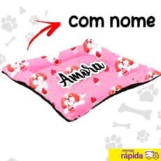 Colchonete G para cachorro e gato com zíper- personalizado com nome
