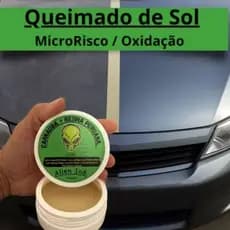Cera Alien Ind Automotiva Queimado Riscos Auto Brilho Polimento Carnaúba 120G
