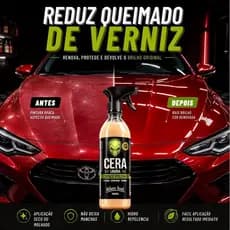 Cera Líquida Híbrida Space Polish Alien Ind Espelhamento Cerâmico Carnaúba Automotiva Alto Brilho Polimento