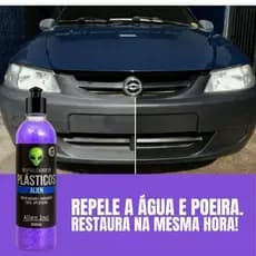 Revitalizador De Plásticos Automotivo Cremoso Alien Ind Restaura Ressecado Toque Seco Brilho Intenso
