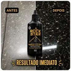Limpa Revitaliza Granito Mármore Realça cor intensificador Rock Star