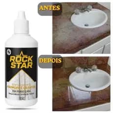 Limpa Revitaliza Granito Mármore Realça Cor Intensificador Rock Star Pedras Claras