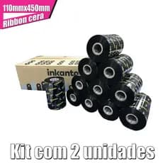 Kit C/ 2 Rolos Ribbon Cera Inkanto Premium 110x450 MetrosKit C/ 10 Rolos Ribbon Cera Inkanto Premium 110x450 Metros cliq