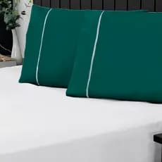 Par de Fronhas Com Ponto Palito 0,70cm x 0,50cm-FP