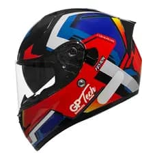 Capacete Gp Tech V128 Fusion + Viseira Interna Fumê