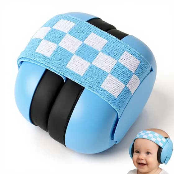 Protetor Fone Abafador Infantil Auditivo Autismo Confortável Acessível 0 a 4 Anos